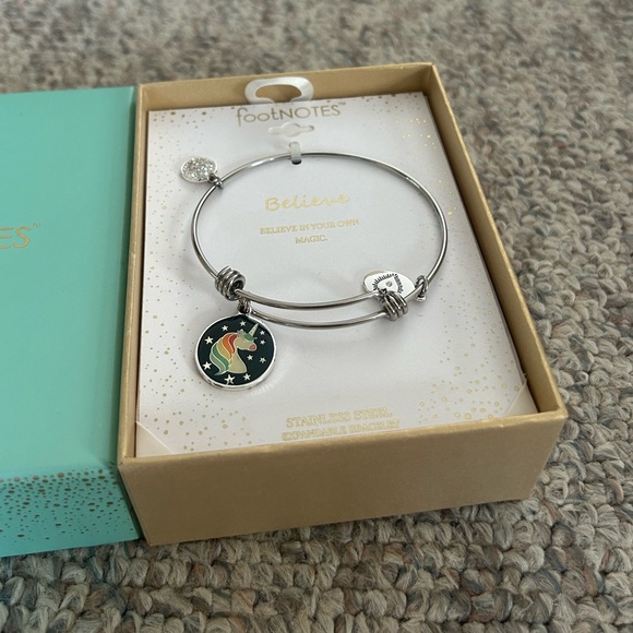 FootNOTES stainless steel bracelet unicorn - Picture 4 of 8
